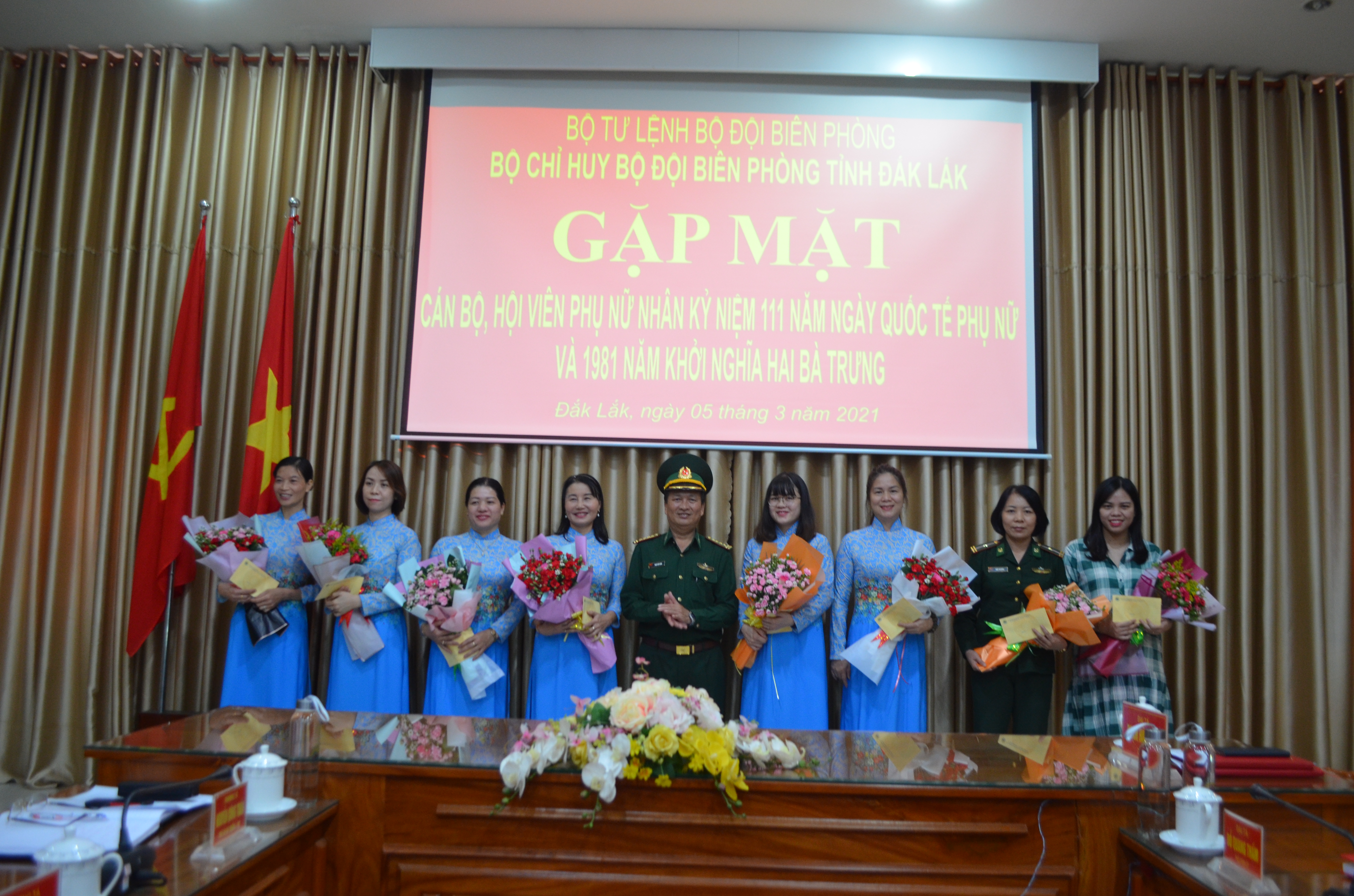 Bộ đội Biên phòng Đắk Lắk gặp mặt cán bộ, hội viên phụ nữ